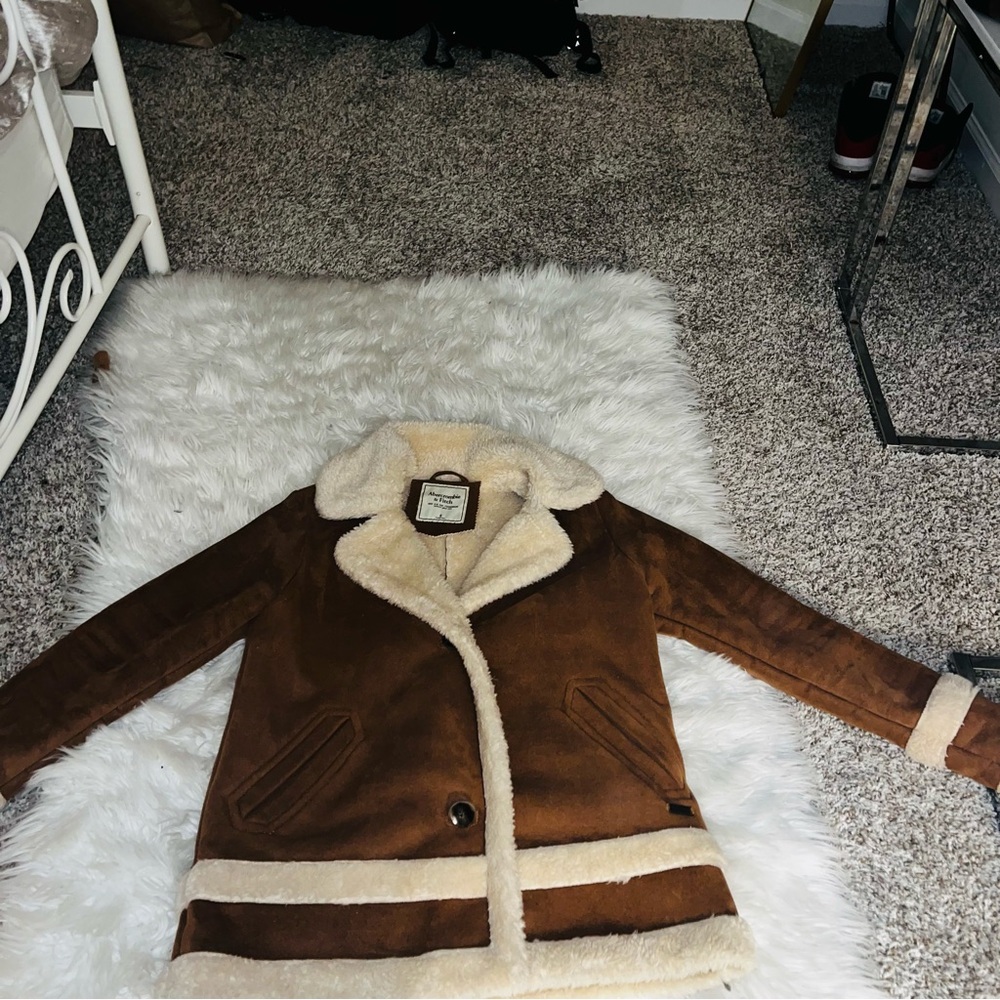 Abercrombie & Fitch Kids Winter Coat Shearling